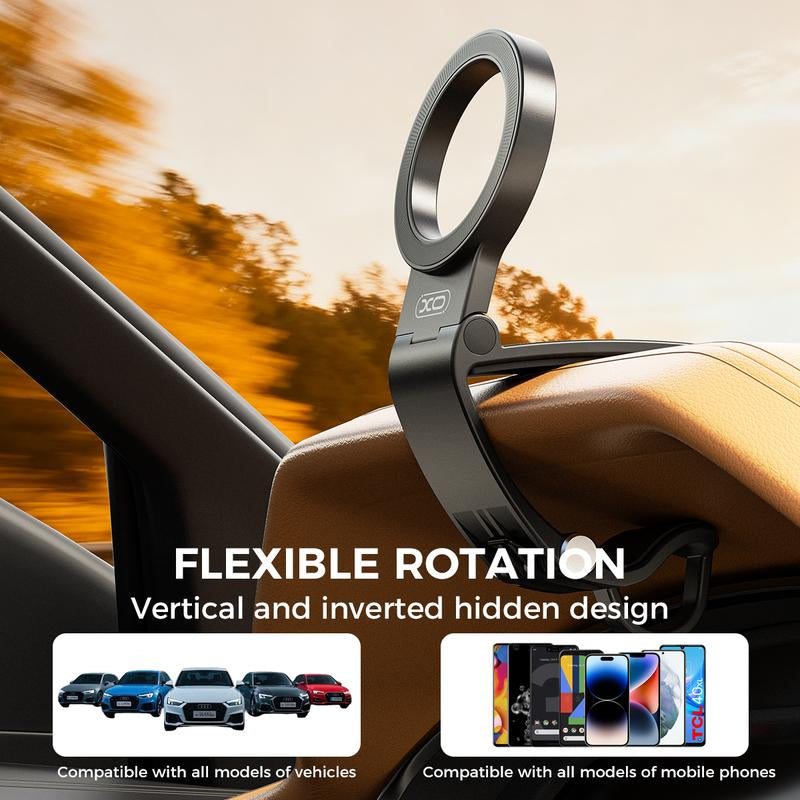 Magnetic Car Phone Mount, Hands Free Cell Phone Holder Clip Car Accessories Fit Iphone 17 16 15 14 13 12 Pro plus Max 95° Adjustable Car Phone Holder for Magsafe Phone Holders